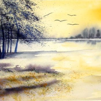 Painting titled "sous-le-soleil.jpg" by Jocelyne Dumont, Original Artwork