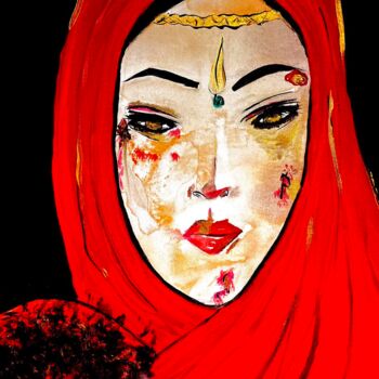 "Indila Gohlan" başlıklı Tablo Emma C tarafından, Orijinal sanat, Akrilik
