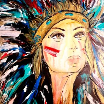 "Cheyenne" başlıklı Tablo Emma C tarafından, Orijinal sanat, Akrilik