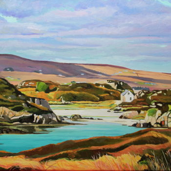 Painting titled "Over To Tullyillion…" by Emma Cownie, Original Artwork, Oil