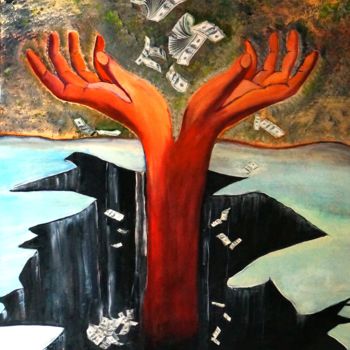 Painting titled "Prosperity" by Emma Henriot, Original Artwork, Oil