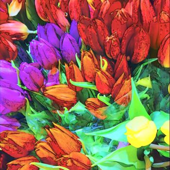 Fotografía titulada "Tulip trend" por Emma Laflute, Obra de arte original, Fotografía digital