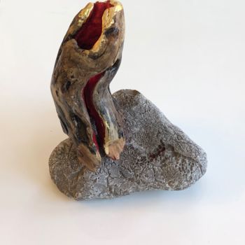 雕塑 标题为“Équilibre sur pierre” 由Emma Lapassouze, 原创艺术品