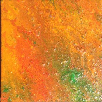 Pittura intitolato "Terre brûlée" da Emma Laroche, Opera d'arte originale, Acrilico