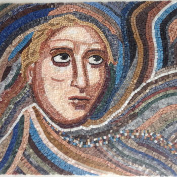 Malerei mit dem Titel "Face" von Emmanouel Roukoudis, Original-Kunstwerk, Andere