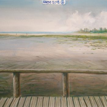 Painting titled "grado.jpg" by Emmanuel Groult, Original Artwork, Gouache