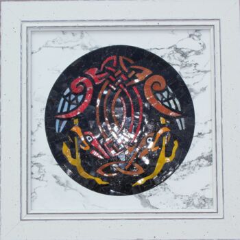 Коллажи под названием "SAC A PLUMES" - Emmanuel Landais, Подлинное произведение искусства, Коллажи Установлен на Деревянная…
