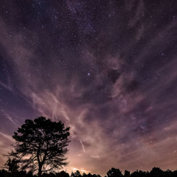 Fotografie mit dem Titel "Milky way in Fontai…" von Emmanuel Raussin, Original-Kunstwerk, Digitale Fotografie