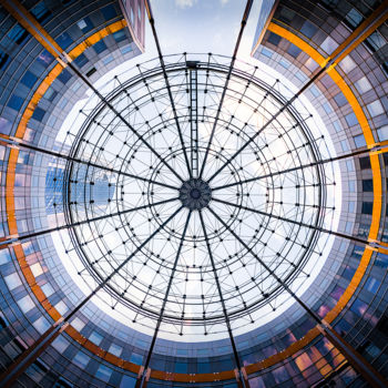 Photographie intitulée "Under the dome." par Emmanuel Raussin, Œuvre d'art originale