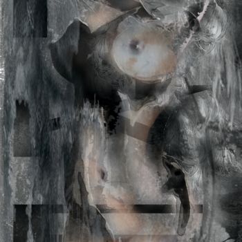 Arts numériques intitulée "Dernières-encres-1-…" par Epidermic Session, Œuvre d'art originale, Peinture numérique