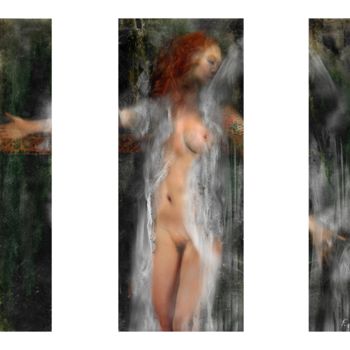 Artes digitais intitulada "triptyque.jpg" por Epidermic Session, Obras de arte originais, Pintura digital