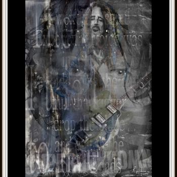 Arts numériques intitulée "Chris Cornell" par Epidermic Session, Œuvre d'art originale, Peinture numérique