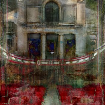 Digital Arts titled "Théâtre Marseillan…" by Epidermic Session, Original Artwork, Digital Painting
