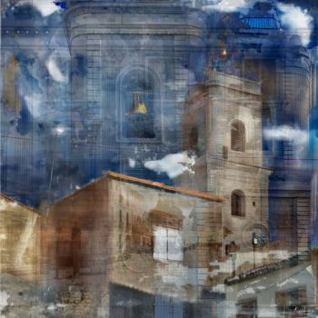Arte digital titulada "Marseillan carré 9" por Epidermic Session, Obra de arte original, Trabajo Digital 2D
