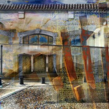 Artes digitais intitulada "Marseillan carré 10" por Epidermic Session, Obras de arte originais, Trabalho Digital 2D
