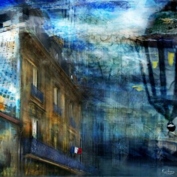 Digital Arts titled "Marseillan carré 15" by Epidermic Session, Original Artwork, Digital Painting