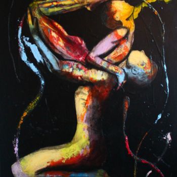 Pintura titulada "Flusso.jpg" por Emmanuela Zavattaro, Obra de arte original, Acrílico