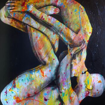 Malerei mit dem Titel "IN-VERSO" von Emmanuela Zavattaro, Original-Kunstwerk, Acryl