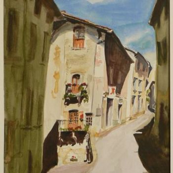 Painting titled "Saint-Antoine de l'…" by Emmanuel Bochet, Original Artwork, Other