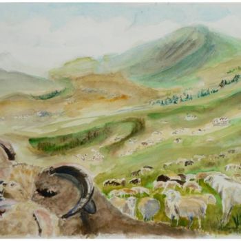 제목이 "Chèvres et moutons…"인 미술작품 Emmanuel Bochet로, 원작, 다른