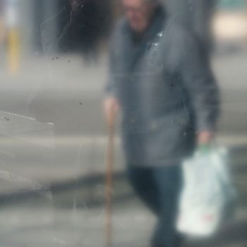 Fotografia intitulada "bus stop 4" por Emmanuel Jahan, Obras de arte originais