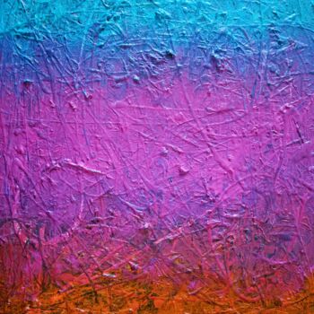 Peinture intitulée "Wonder colors" par Emmanuelle Bochaton, Œuvre d'art originale, Acrylique Monté sur Châssis en bois