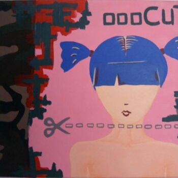 Painting titled "CUT" by Emmanuelle Liem, Original Artwork