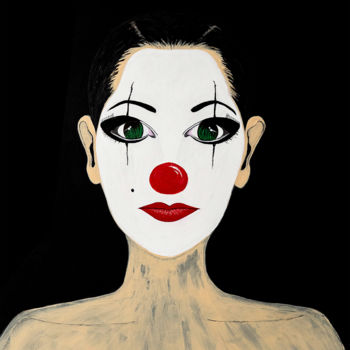 Peinture intitulée "Elle" par Emmanuelle Sennhenn, Œuvre d'art originale, Acrylique