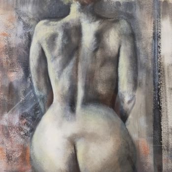 Painting titled "ASSIGNÉE A RÉSIDENCE" by Emmanuelle Vroelant, Original Artwork, Ink