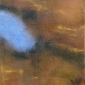 Картина под названием "huile-et-pigments-s…" - Emmanuelle Noizet, Подлинное произведение искусства, Масло