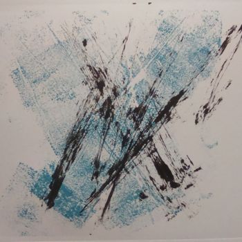 Printmaking titled "Gravure" by Emmanuelle Noizet, Original Artwork, Xylography