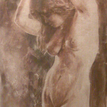 Картина под названием "a fresco 10" - Emmanuel Roussel, Подлинное произведение искусства