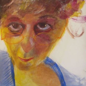 Ζωγραφική με τίτλο "autoportrait 1" από Nicole Pavlowsky, Αυθεντικά έργα τέχνης