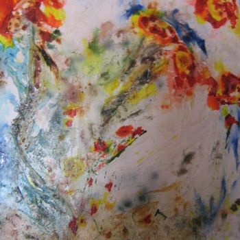 Pintura intitulada "ESSENTIAL FLOWERS" por Emotion, Obras de arte originais, Óleo