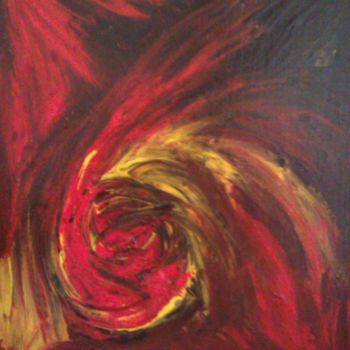 Peinture intitulée "spirale" par Marianne Desrumaux, Œuvre d'art originale, Acrylique