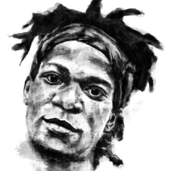 数字艺术 标题为“Jean-Michel Basquia…” 由Empty St, 原创艺术品, 数字油画