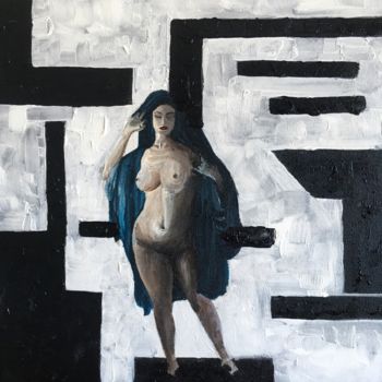 Peinture intitulée "Femme libre" par Emeline Miny, Œuvre d'art originale, Acrylique