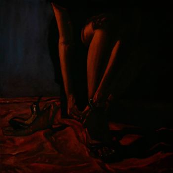 Картина под названием "„Salome before the…" - Emzar Bazerashvili, Подлинное произведение искусства, Масло