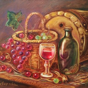 Painting titled "Soulful evening" by Ekaterina Suvorova, Original Artwork, Oil