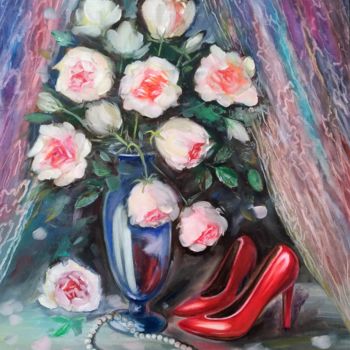 Painting titled "Rendez-vous" by Ekaterina Suvorova, Original Artwork, Oil