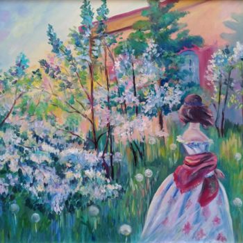 Painting titled "Spring (replica of…" by Ekaterina Suvorova, Original Artwork, Oil