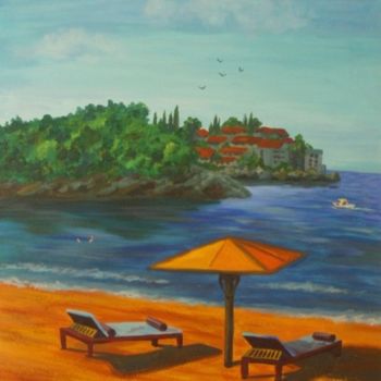 Painting titled "Gone to the Sea!" by Larissa Lukaneva, Original Artwork