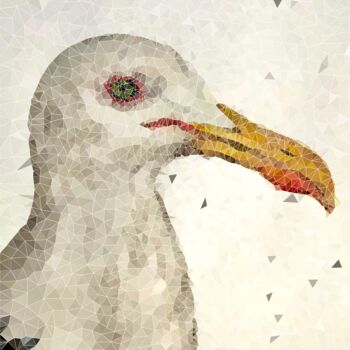 Digitale Kunst mit dem Titel "Gull" von Endruma, Original-Kunstwerk, 2D digitale Arbeit