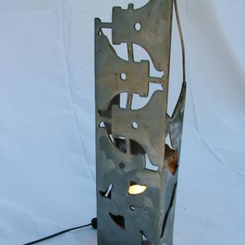 Design getiteld "lampe métal salon" door Dominique Dumont, Origineel Kunstwerk