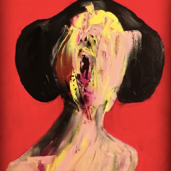 Pintura titulada "Faminta" por Alex Carnade, Obra de arte original, Oleo