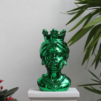 Escultura titulada "Taormina Uomo by EN…" por Enigma Atelier, Obra de arte original, Piedra