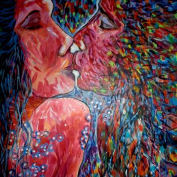 Pintura intitulada "sirene.jpg" por Ennio Bastiani, Obras de arte originais, Acrílico