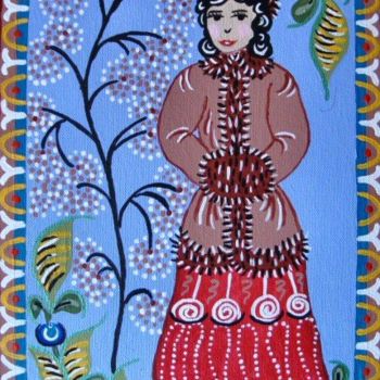 Картина под названием "Russian Snow Maiden…" - Enom, Подлинное произведение искусства, Другой