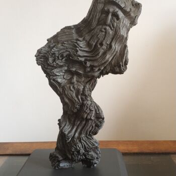 Скульптура под названием "Barbol" - Enric Alonso Masana, Подлинное произведение искусства, Дерево