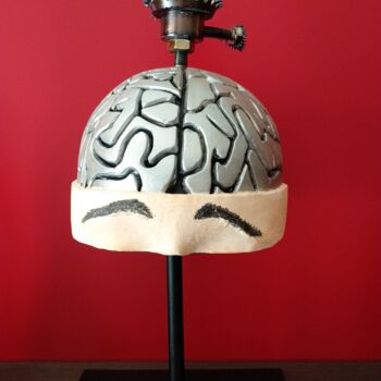 Sculpture titled "Inteligencia Artifi…" by Enric Alonso Masana, Original Artwork, Metals